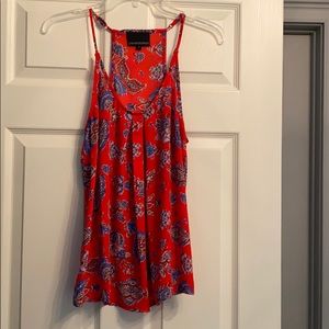 Cynthia Rowley Red racerback tank top